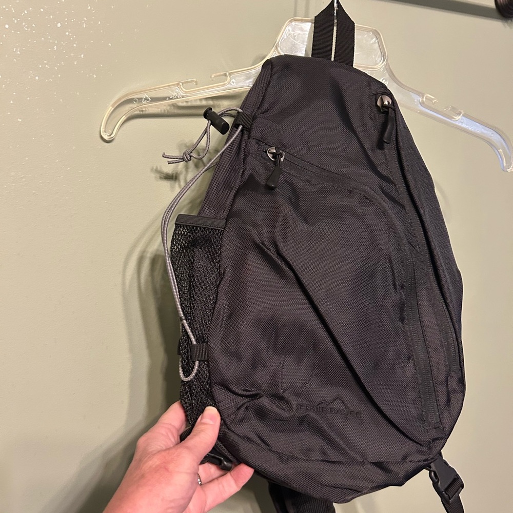 Eddie Bauer Black Backpack Sling